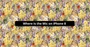 Where Is the Mic on iPhone 8