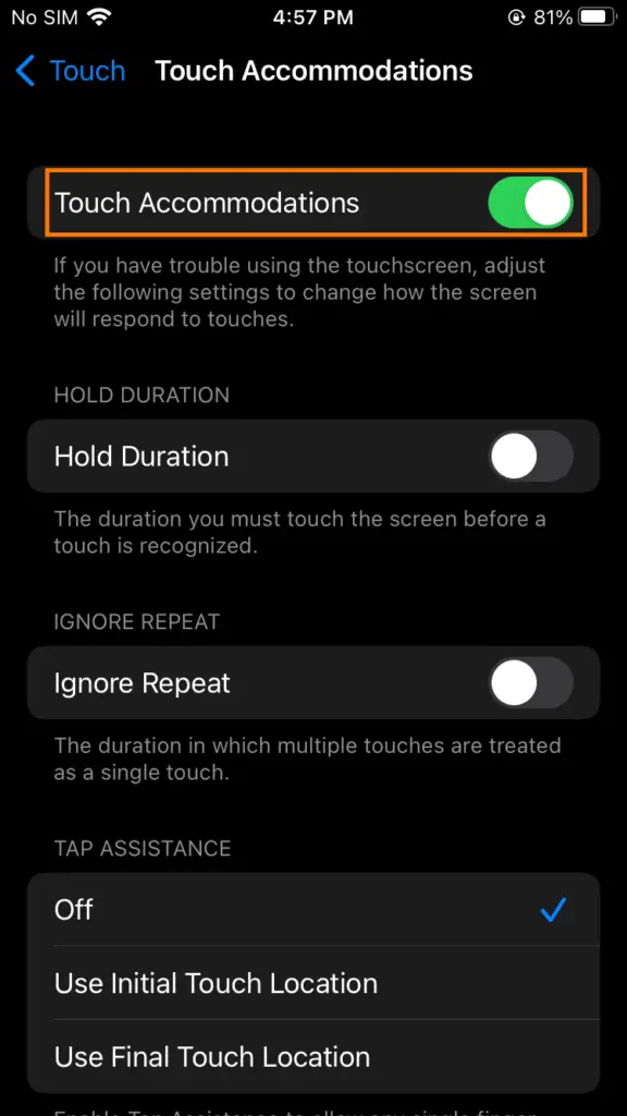 iphone 13 touch sensitivity4