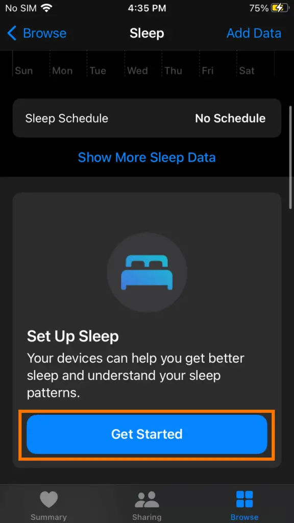 iPhone Enable “Sleep Mode” 3