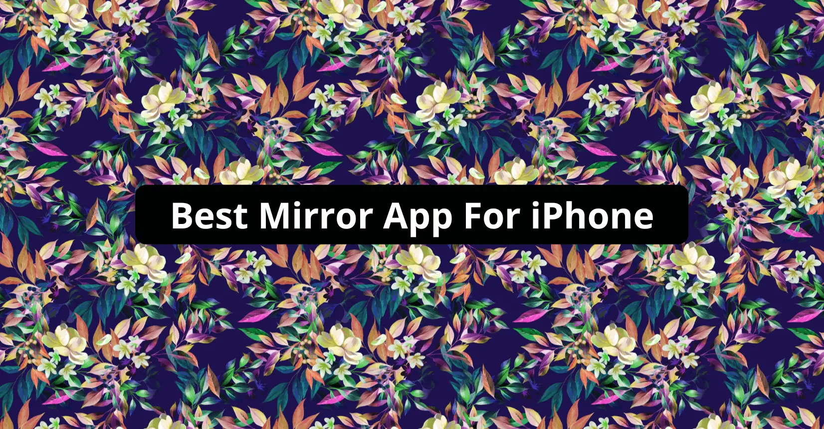 Best Mirror App For iPhone