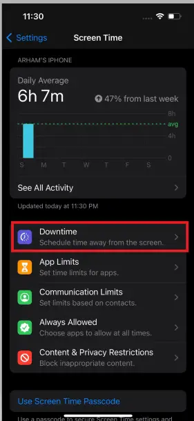 Schedule Time Away From Screens3