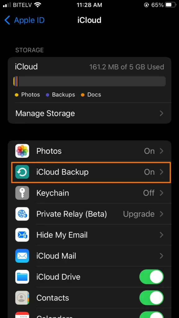 icloud backup 3